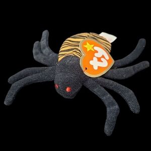 1999 Ty-TENNIE BEANIE BABIES "SPINNER" THE SPIDER-MADE FOR McDONALDS